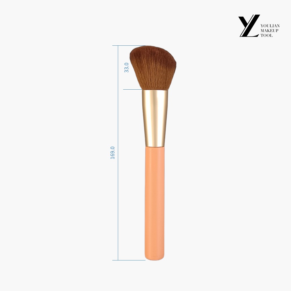 Aprikose Orange Slant Head Contour Pinsel